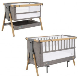 Кровать-трансформер приставная Tutti Bambini CoZee XL 120х60 см Oak/Charcoal