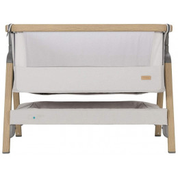 Колыбель приставная Tutti Bambini CoZee c колёсами GTD Oak/Silver