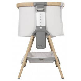Колыбель приставная Tutti Bambini CoZee c колёсами GTD Oak/Silver