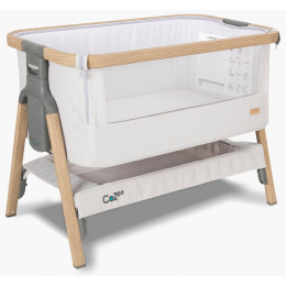 Колыбель приставная Tutti Bambini CoZee c колёсами GTD Oak/Silver