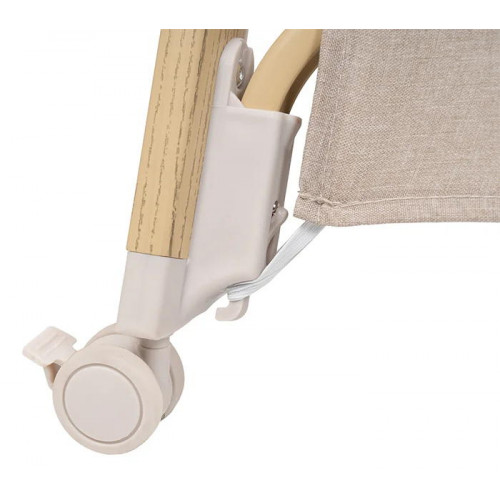 Приставная кровать Farfello Aria Linen beige/Льняной бежевый