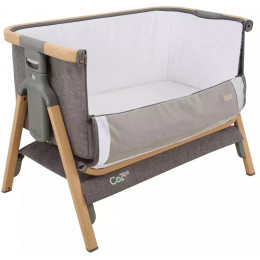 Колыбель приставная Tutti Bambini CoZee c колёсами Oak/Charcoal