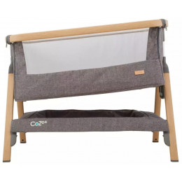 Колыбель приставная Tutti Bambini CoZee c колёсами Oak/Charcoal