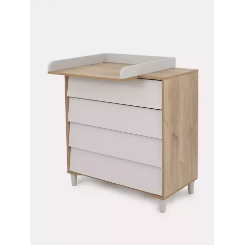 Комод пеленальный Rant Bergen 80/4 Crystal beige