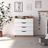 Детский пеленальный комод Pituso Wood 804 Дуб канзас