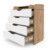 Детский пеленальный комод Pituso Wood 804 Дуб канзас