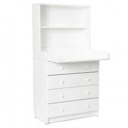Детский пеленальный комод Bebizaro Bristol BZBL/01 WHITE