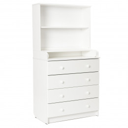 Детский пеленальный комод Bebizaro Bristol BZBL/01 WHITE