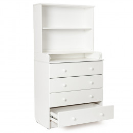 Детский пеленальный комод Bebizaro Bristol BZBL/01 WHITE