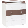 Детский пеленальный комод Bebizaro Regency Four 05 WHITE/CACAO