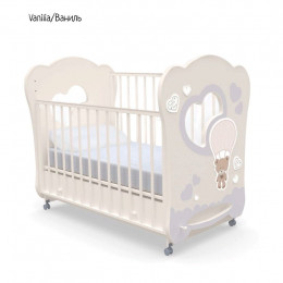 Детская кровать Nuovita Stanzione Cute Bear swing (маятник поперечный)
