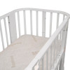 Кровать детская "Indigo "Baby Line" 5 в 1 (ложе 70*100 и 70*140) с поперечным маятником, массив бере (машинки)