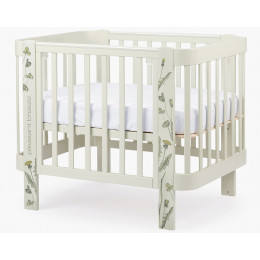 Детская кроватка-трансформер Happy baby Mommy Love в комплекте с расширением 160х70 sage