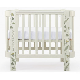 Детская кроватка-трансформер Happy baby Mommy Love в комплекте с расширением 160х70 sage