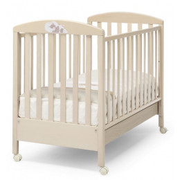 Детская кроватка Erbesi Dormiglione 125х65см слоновая кость