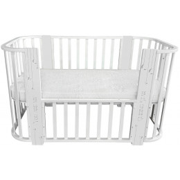 Кроватка-трансформер Indigo Baby Line 5 в 1 New звездочки