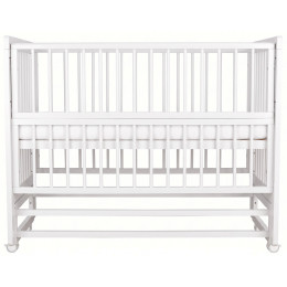Детская кроватка Polini kids Simple 320 с маятником Белый