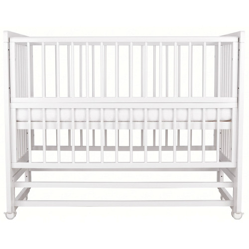 Детская кроватка Polini kids Simple 320 с маятником Белый