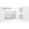 Детская кроватка Polini kids Simple 320 с маятником Белый