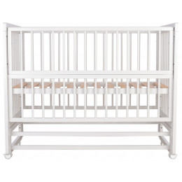 Детская кроватка Polini kids Simple 320 с маятником Белый