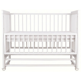 Детская кроватка Polini kids Simple 320 с маятником Белый