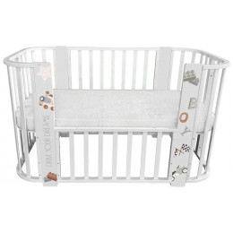 Кроватка-трансформер Indigo Baby Line 5 в 1 New машинки