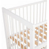 Детская кроватка Polini kids Simple 320 с маятником Белый
