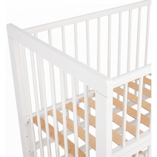 Детская кроватка Polini kids Simple 320 с маятником Белый
