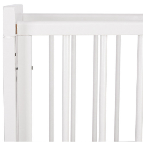 Детская кроватка Polini kids Simple 320 с маятником Белый