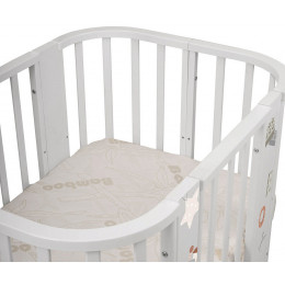 Кроватка-трансформер Indigo Baby Line 5 в 1 New машинки