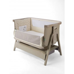 Колыбель приставная Tutti Bambini CoZee Air 2, в цвете Soft Walnut and Cocoa