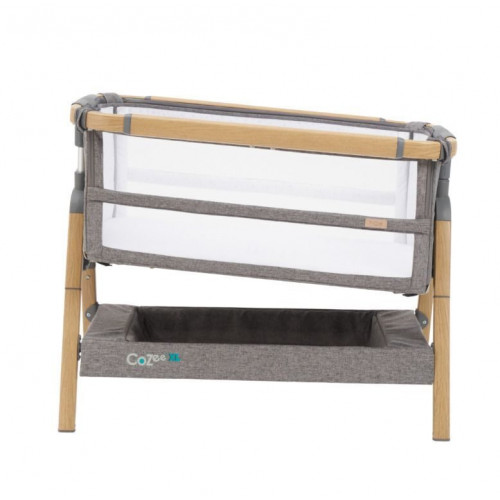 Купить колыбель приставную-трансформер Tutti Bambini Cozee XL, в цвете Дуб серый (Oak / Charcoal)