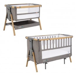 Купить колыбель приставную-трансформер Tutti Bambini Cozee XL, в цвете Дуб серый (Oak / Charcoal)