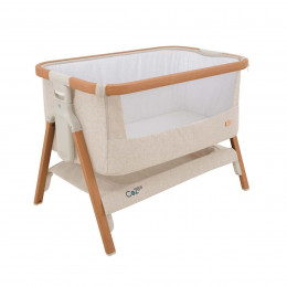 Колыбель приставная Tutti Bambini Cozee с колесами, в цвете Скандинавский Орех (Scandinavian Walnut / Ecru)
