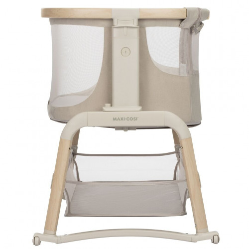 Купить колыбель приставную Maxi-Cosi Iora Air, в цвете Classic Beige (c колесами)
