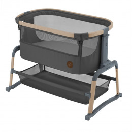 Купить колыбель приставную Maxi-Cosi Iora Air, в цвете Beyond Graphite (c колесами)