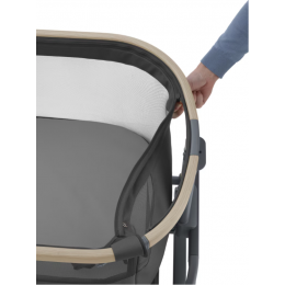 Купить колыбель приставную Maxi-Cosi Iora Air, в цвете Beyond Graphite (c колесами)
