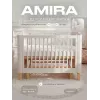 Кроватка Rant Amira маятник Beige