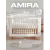 Кроватка Rant Amira маятник White