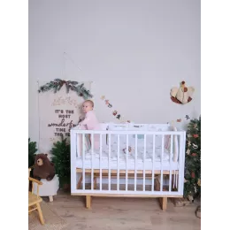 Кроватка Rant Bamboo маятник Cloud white