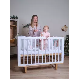 Кроватка Rant Bamboo маятник Cloud white
