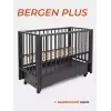 Кроватка Rant Bergen Plus маятник Moon grey