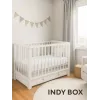 Кроватка Rant Indy Box маятник Cloud White