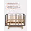 Кроватка Mowbaby Lilla маятник Moon grey