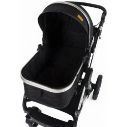 Детская коляска-трансформер 3 в 1 Luxmom 555, черный