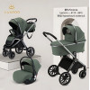 Коляска 3 в 1 Luxmom 811X зеленый