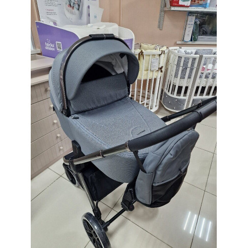 Модульная коляска 3в1 Luxmom 888X серый