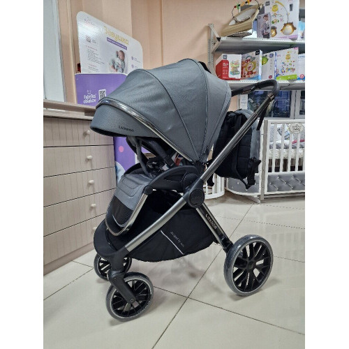Модульная коляска 3в1 Luxmom 888X серый