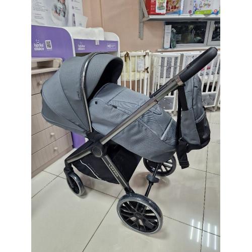 Модульная коляска 3в1 Luxmom 888X серый