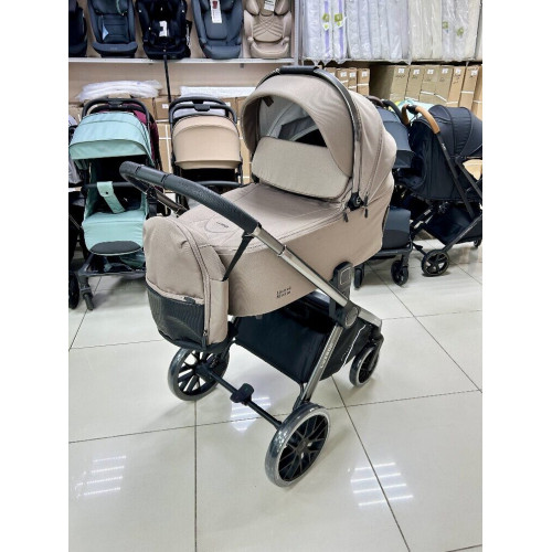 Модульная коляска 3в1 Luxmom 888X коричневый